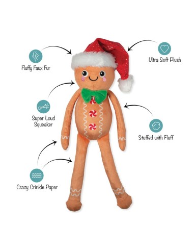 Seasons Eatings! Plush Dog Toy