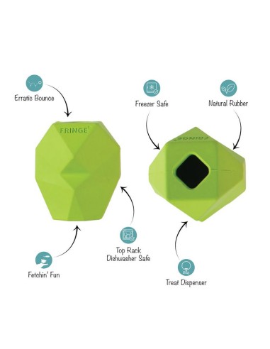 You're Adora-Ball Lime Rubber Dog Toy - pack of 4
