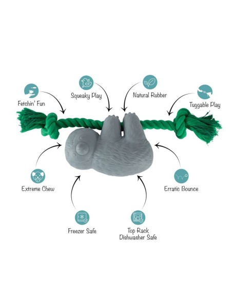 How's It Hangin'? Rubber Dog Toy - pack of 4
