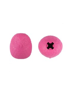 You're A Hoot Hot Pink Rubber Dog Toy - pack of 4