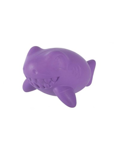 Catch Ya Later Purple Rubber Dog Toy - pack of 4