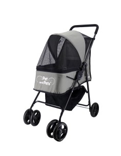 Rollin Pet Stroller - Gray