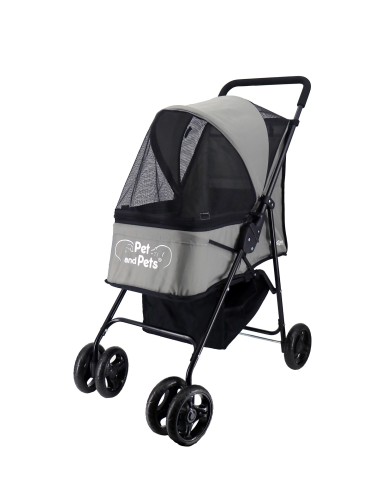 Rollin Pet Stroller - Gray