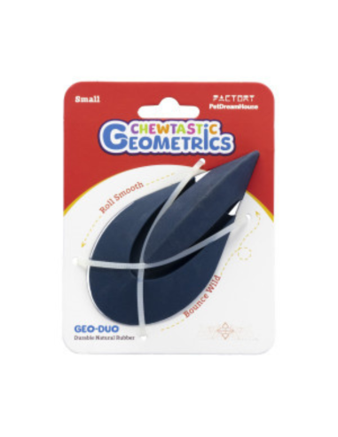 Chewtastic Geometrics Natural Rubber - Zwart