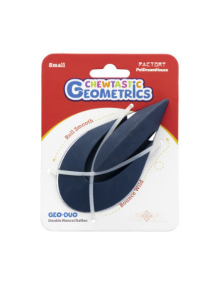 Chewtastic Geometrics Natural Rubber - Zwart