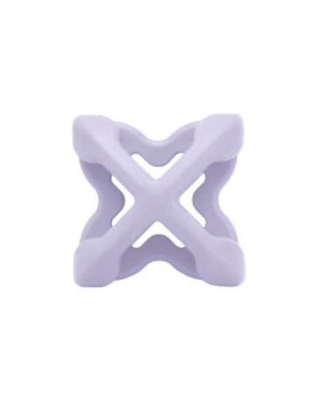 Chewtastic Geometrics Gentle Natural Rubber Soft - Paars