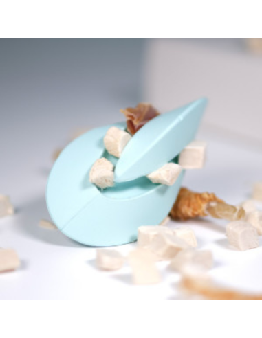 Chewtastic Geometrics Gentle Natural Rubber Soft - Turqouise