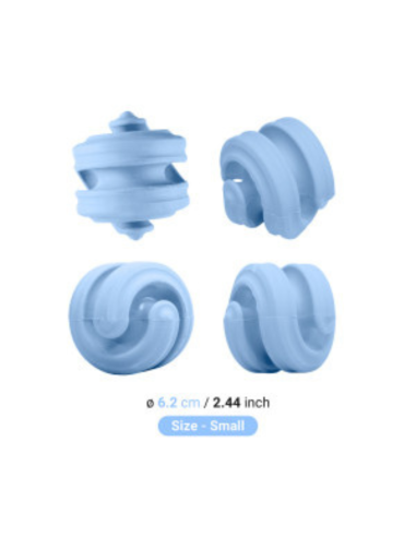 Chewtastic Geometrics Gentle Natural Rubber Soft