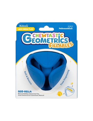 Chewtastic Geometrics Fillables  - Dispenser Blauw