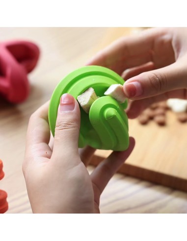 Chewtastic Geometrics Natural Rubber - Groen