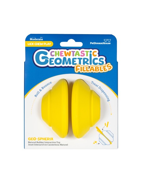 Chewtastic Geometrics Fillables, Bal Geel