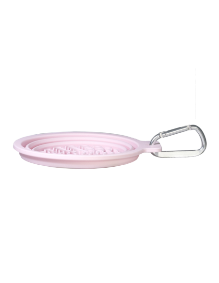Collapsible Silicone Travel Bowl (with lickpad)