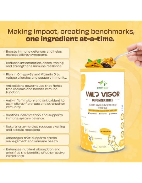 Pawfect supplements Wild Vigor Defender Bites 60 Pcs.