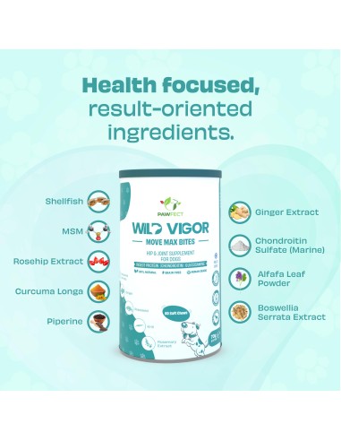 Pawfect supplements Wild Vigor Move Max 60 Pcs.
