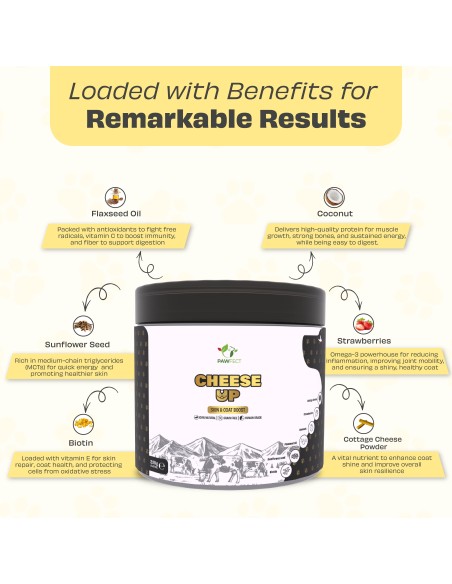 Pawfect supplements Toppers Cheese Up 150 gr.