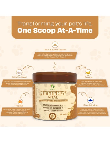 Compléments Pawfect Toppers Nutterly Vital 250 gr.