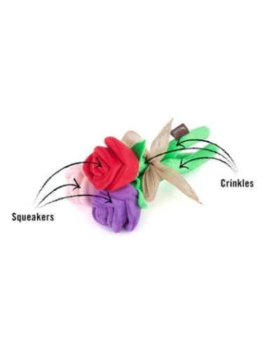 Puppy Love Collection Toys (B2C) - 1 Set (i.e. 3 pcs) with Gift Box  - Rover´s Roses