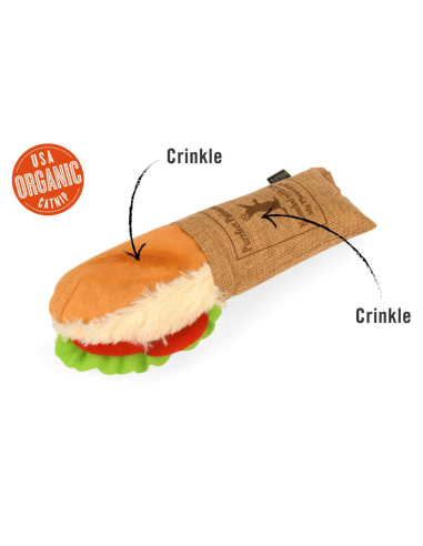 PLAY Feline Frenzy - Catnip Kicker - Shrimp Purrito  - Feline Frenzy - Tuna Baguette