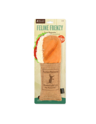 PLAY Feline Frenzy - Catnip Kicker - Shrimp Purrito  - Feline Frenzy - Tuna Baguette