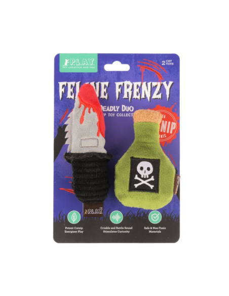 PLAY Feline Frenzy - Killer Cat Toy - Kitty-BOOM (2)  - Feline Frenzy - Deadly Duo