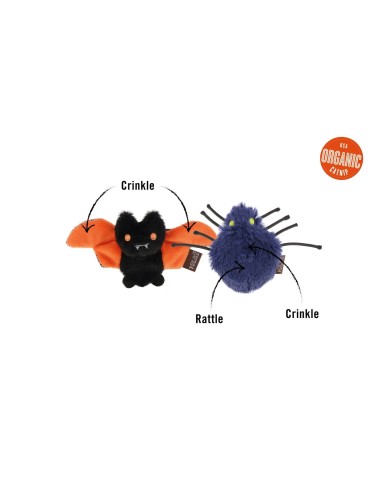 PLAY Feline Frenzy - Halloween Cat Toy - Boo Crew (2)  - Feline Frenzy - Creepy Critters