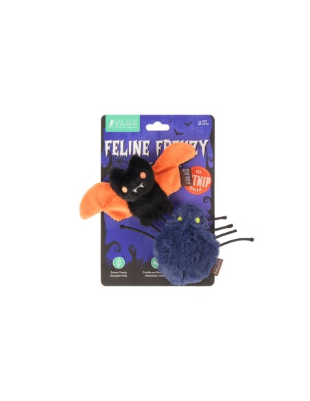 PLAY Feline Frenzy - Halloween Cat Toy - Boo Crew (2)  - Feline Frenzy - Creepy Critters