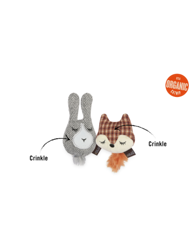Feline Frenzy_Woodland_Hedgehog (2)   - Fox & Bunny