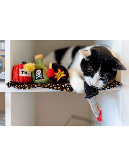 PLAY Feline Frenzy - Killer Halloween collection : PLAY Textuur - Feline Frenzy - Kitty-BOOM