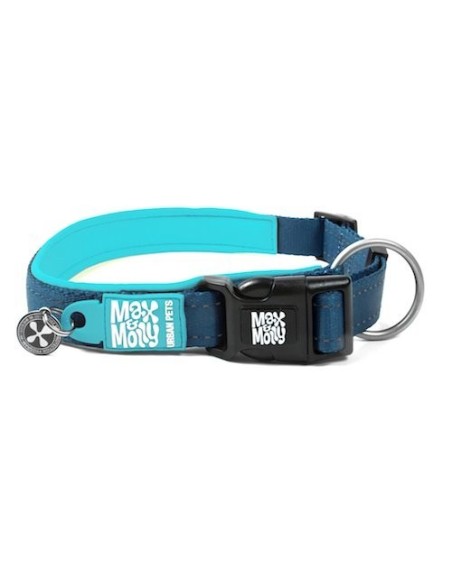 Smart ID Collar - Matrix Sky Blue/L