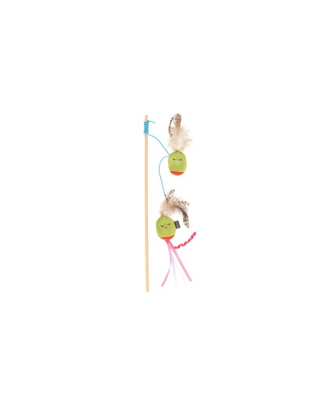 PLAY International Classic Feline Frenzy - Wand Toy - Olives