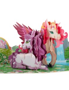 Golden Retriever : Pop-Up Cards - Unicorns