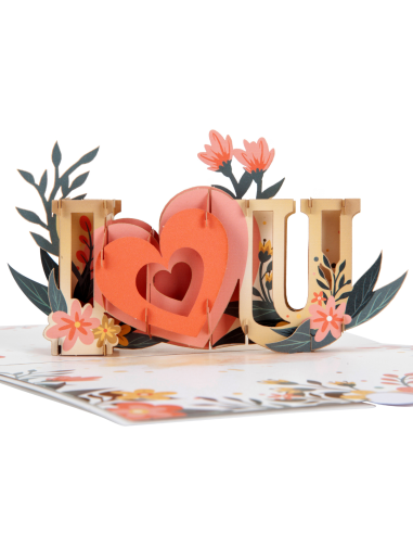 Celebrate Love : Pop-Up Cards - I Love you