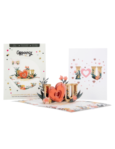 Celebrate Love : Pop-Up Cards - I Love you 2