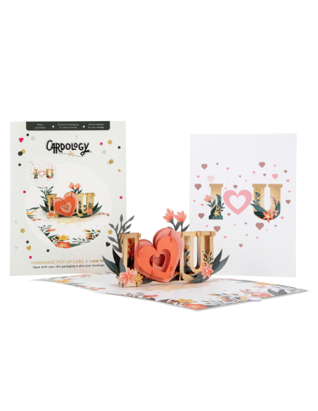 Celebrate Love : Pop-Up Cards - I Love you