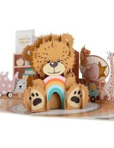 Celebration Hip Hip Hooray : Pop-Up Cards - New Baby Bear