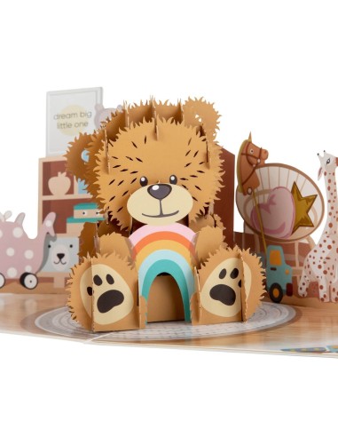 Celebration Hip Hip Hooray : Pop-Up Cards - New Baby Bear