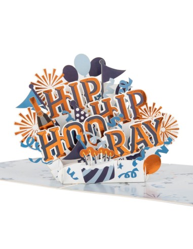 Celebration Hip Hip Hooray : Pop-Up Cards - Celebration Hip Hip Hooray