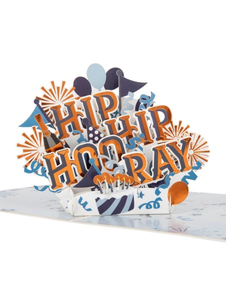 Celebration Hip Hip Hooray : Pop-Up Cards - Celebration Hip Hip Hooray