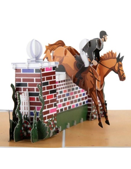Gaming : Pop-Up Cards - Show Jumping