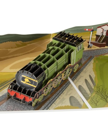 Vintage Steam Train : Pop-Up Cards - Vintage Steam Train