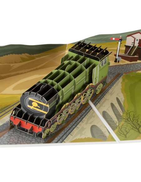 Vintage Steam Train : Pop-Up Cards - Vintage Steam Train
