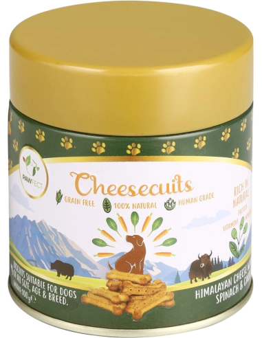 PawFect CHEESE BISCUITS with Spinach & Carrot 100 gr.