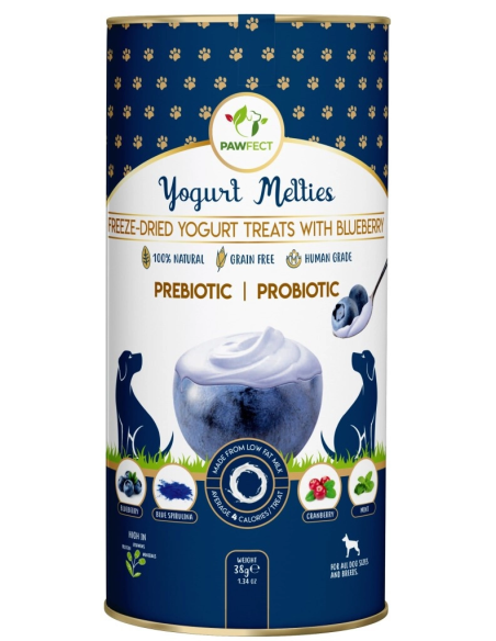 Pawfect FREEZE DRIED YOGURT TREATS with Blueberry 38 gr.