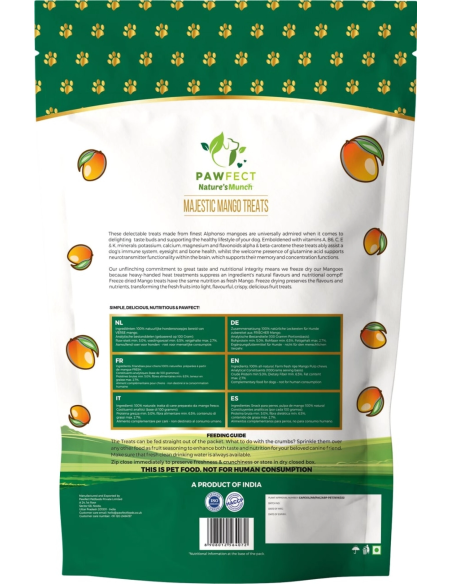 Pawfect Natures Munch Dog Treats MANGO 40 gr.