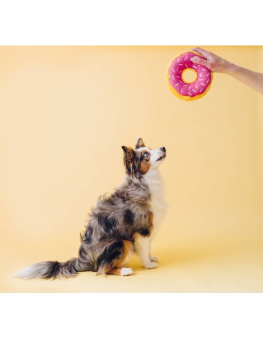 Junior Donutz - Strawberry - Dog Toy Size Regular