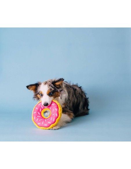 Junior Donutz - Strawberry - Dog Toy Size Regular