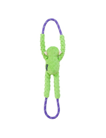 Monkey RopeTugz® - Blue - Dog Toy Color Green