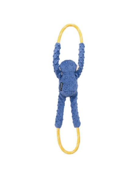 Monkey RopeTugz® - Blue - Dog Toy Color Green