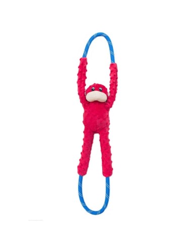 Monkey RopeTugz® - Blue - Dog Toy Color Green