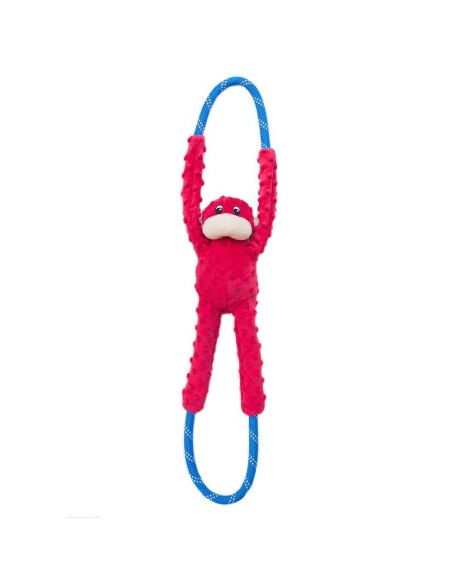 Monkey RopeTugz® - Blue - Dog Toy Color Green